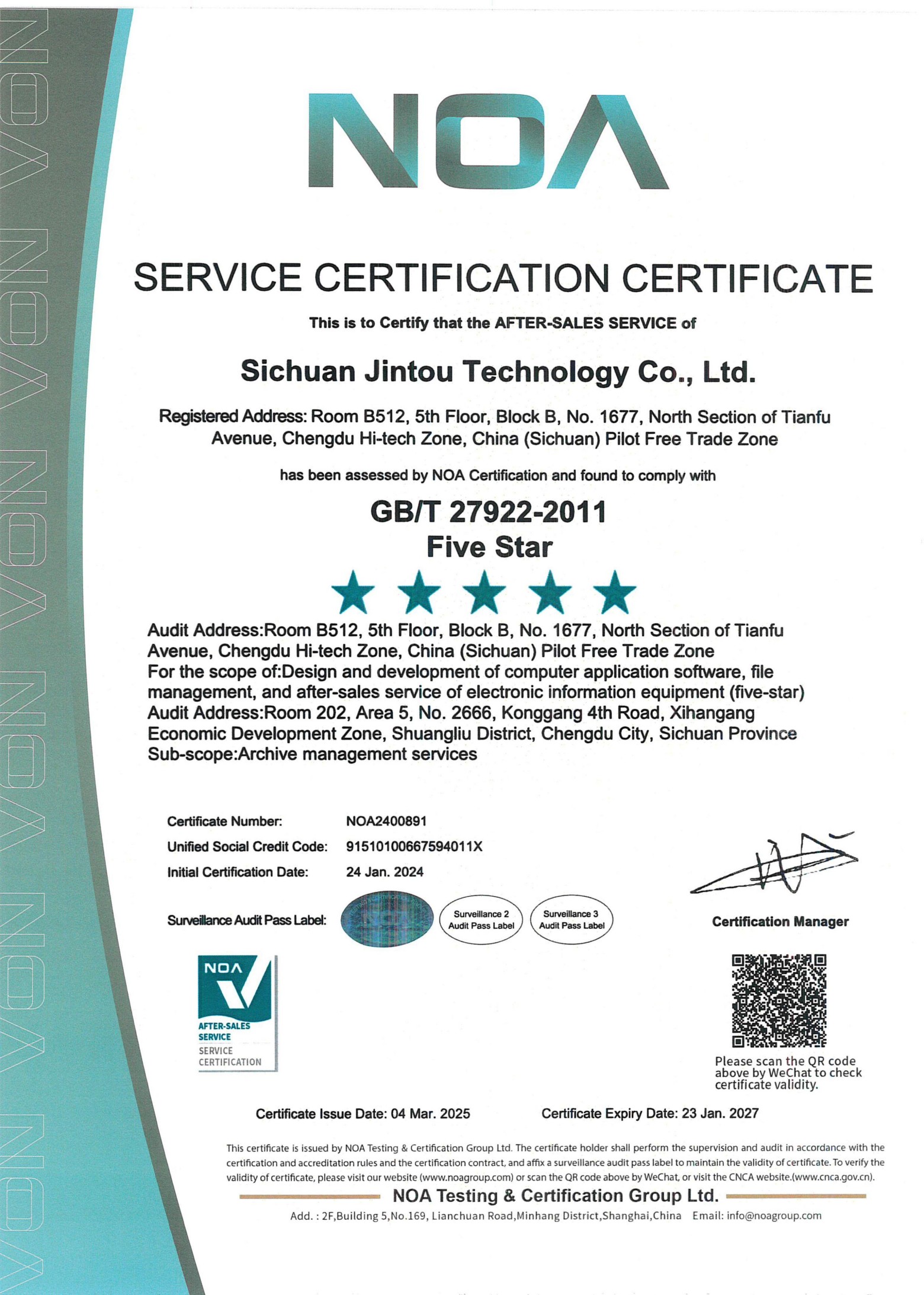 Five Star Service